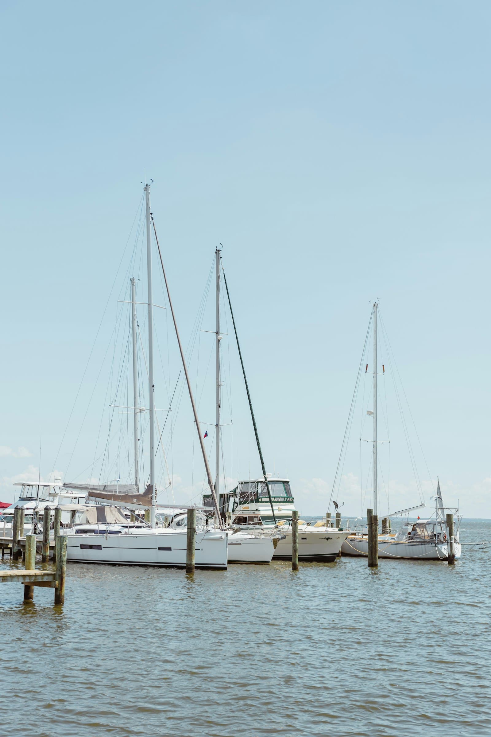Sailboats docked at the Annapolis Maritime Museum, a waterfront market SEO Annapolis plans need to cover