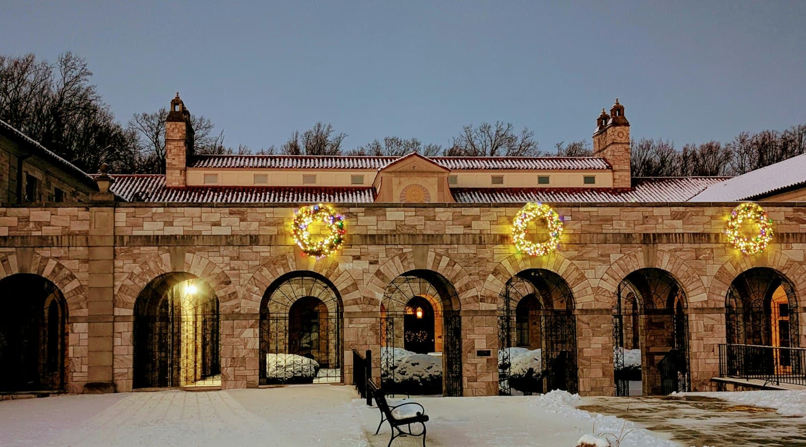 Courtyard at the Shrine of St. Anthony in Ellicott City, part of the Howard County area our SEO covers